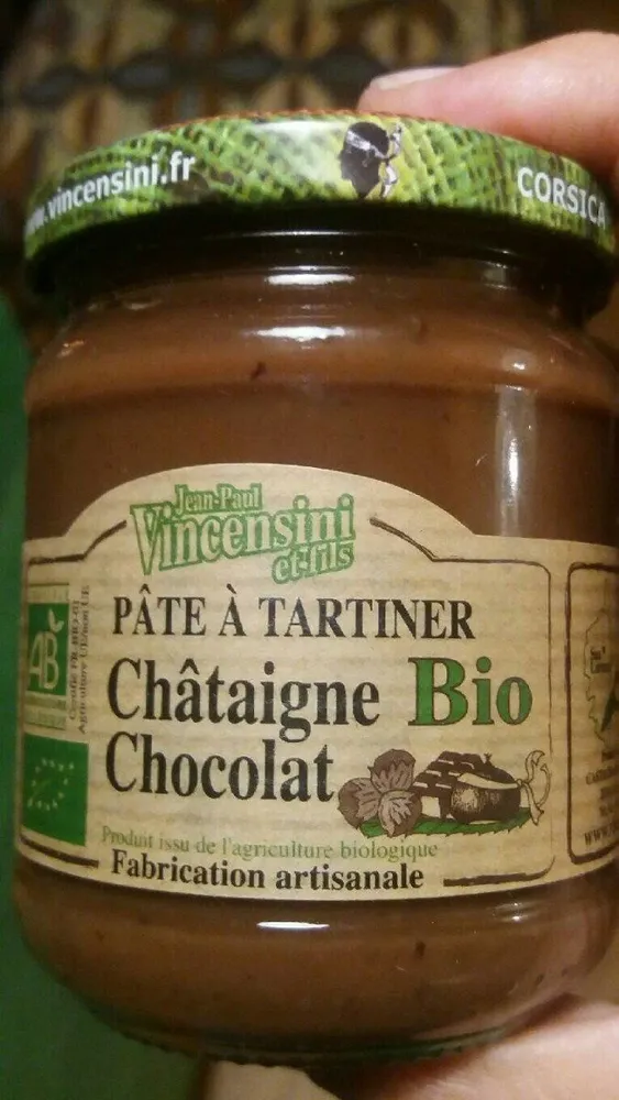 Pâte à tartiner Châtaigne Chocolat Bio