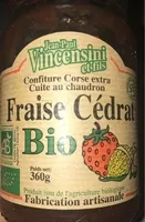 Confiture corse extra - Fraise cédrat