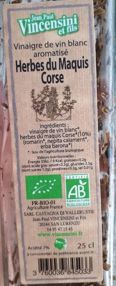 Herbes du Maquis Corse