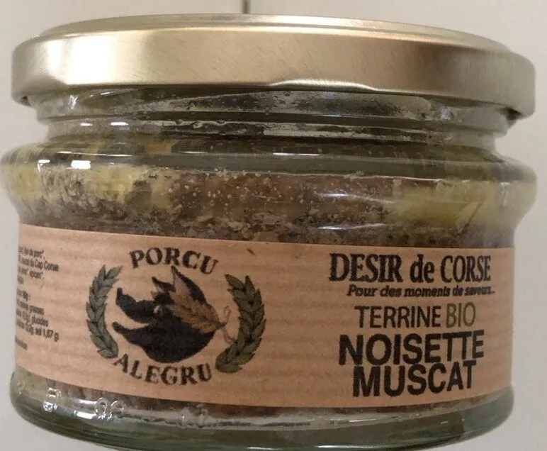 Terrine bio Noisette Muscat