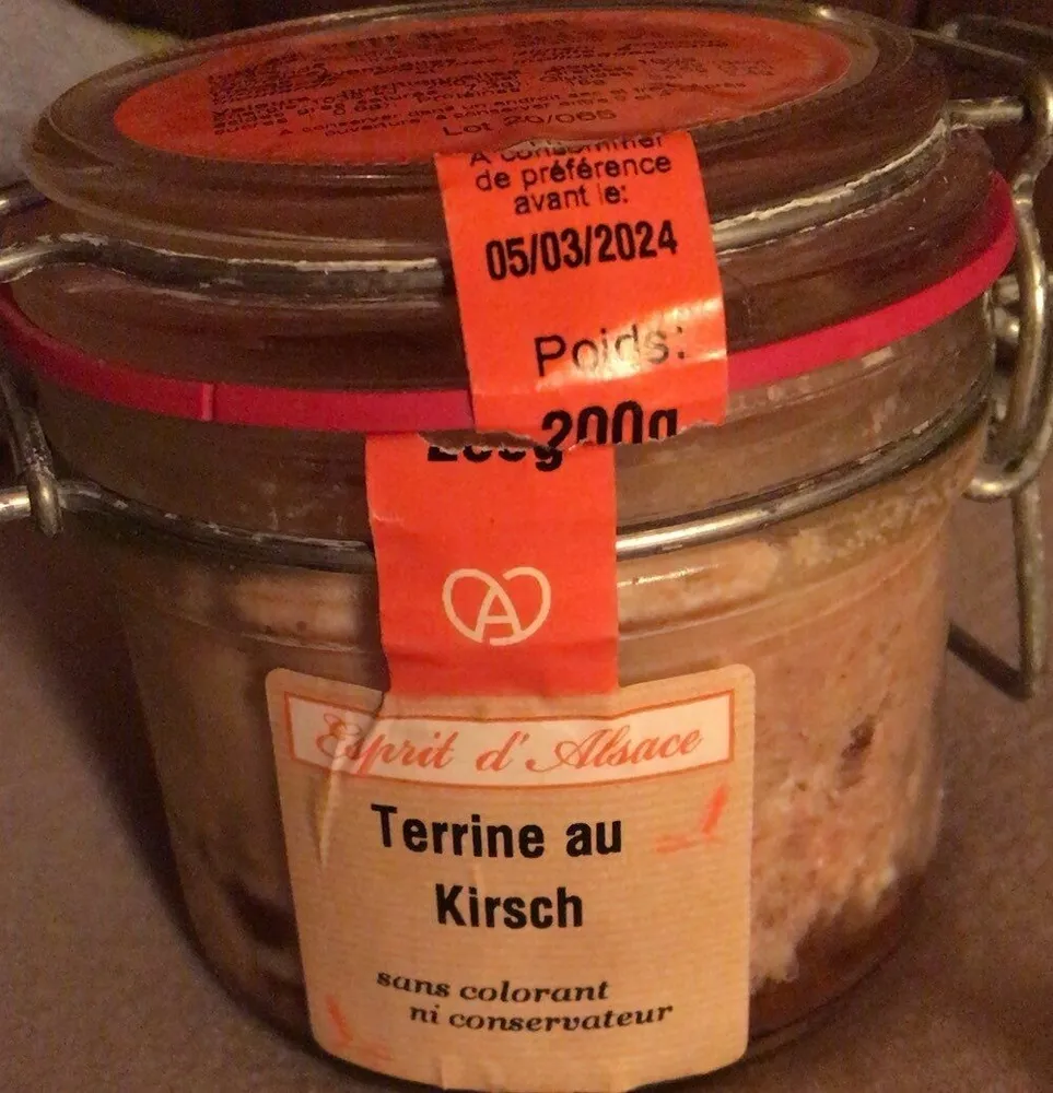 Terrine au kirsch