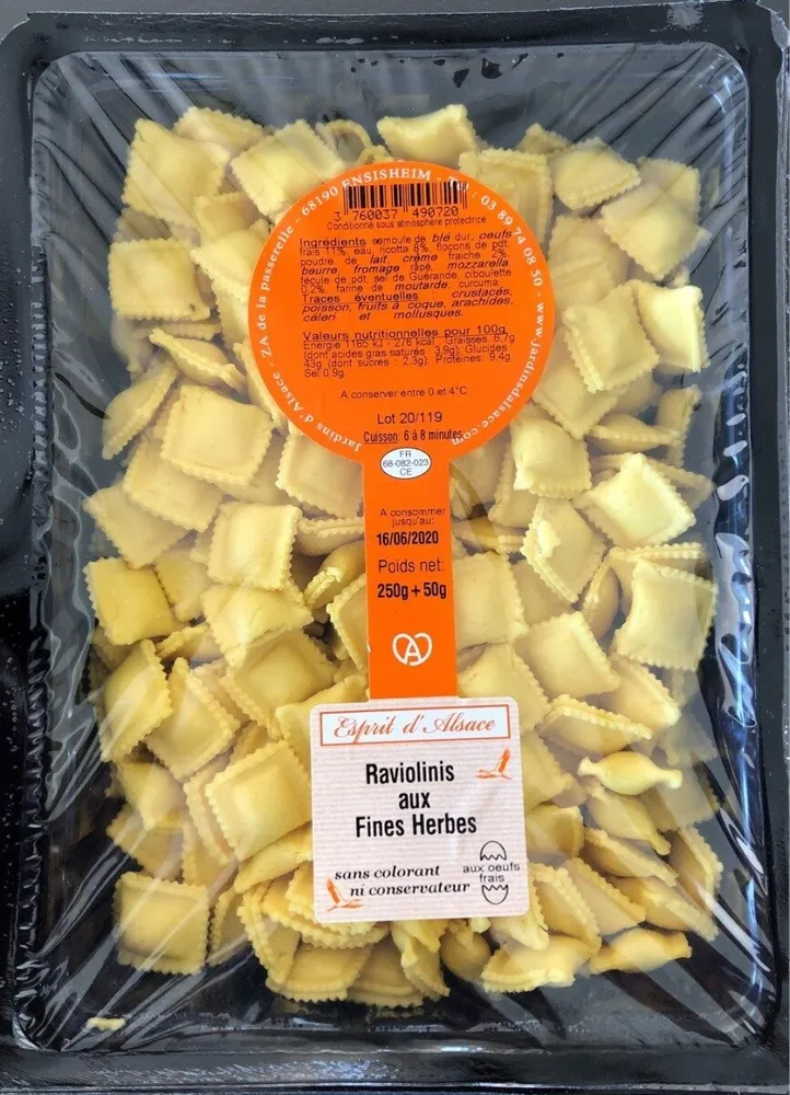 Raviolinis aux fines herbes