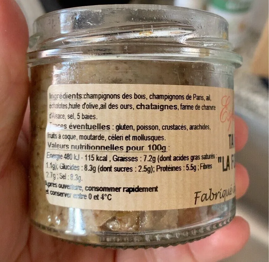 Tartinade la forestière