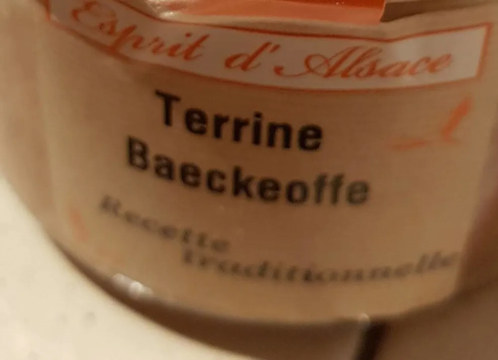 Terrine baeckeoffe