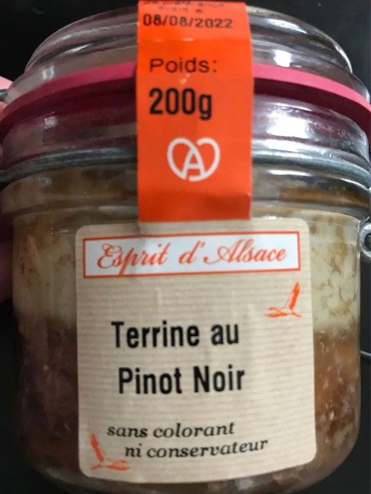 Terrine au pinot noir