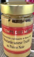 Moutarde saveur truffe au poivre noir