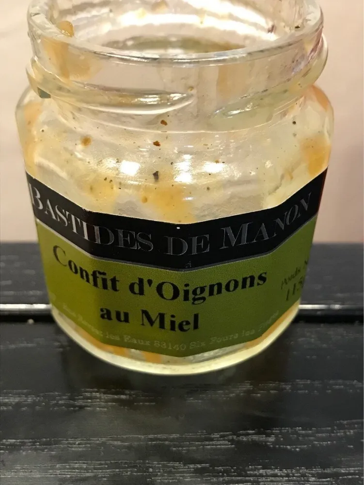Confit d'oignons au miel