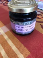 Confiture Myrtille Sauvage - 125 G - Le Temps Des Mets