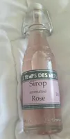 Sirop aromatisé rose