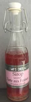 Sirop Aromatisé Tarte Aux Fraises - 20 CL - Le Temps Des Mets