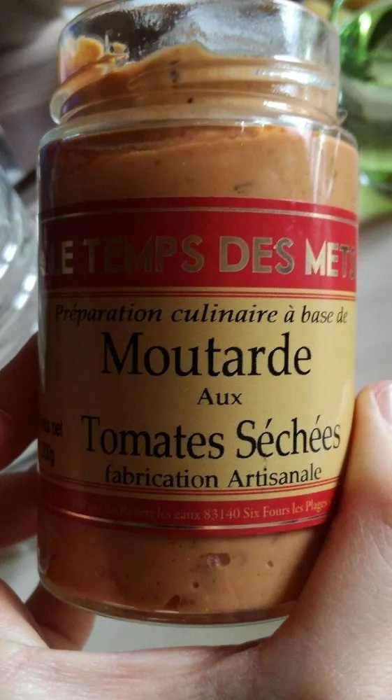 Moutarde aux tomates séchées