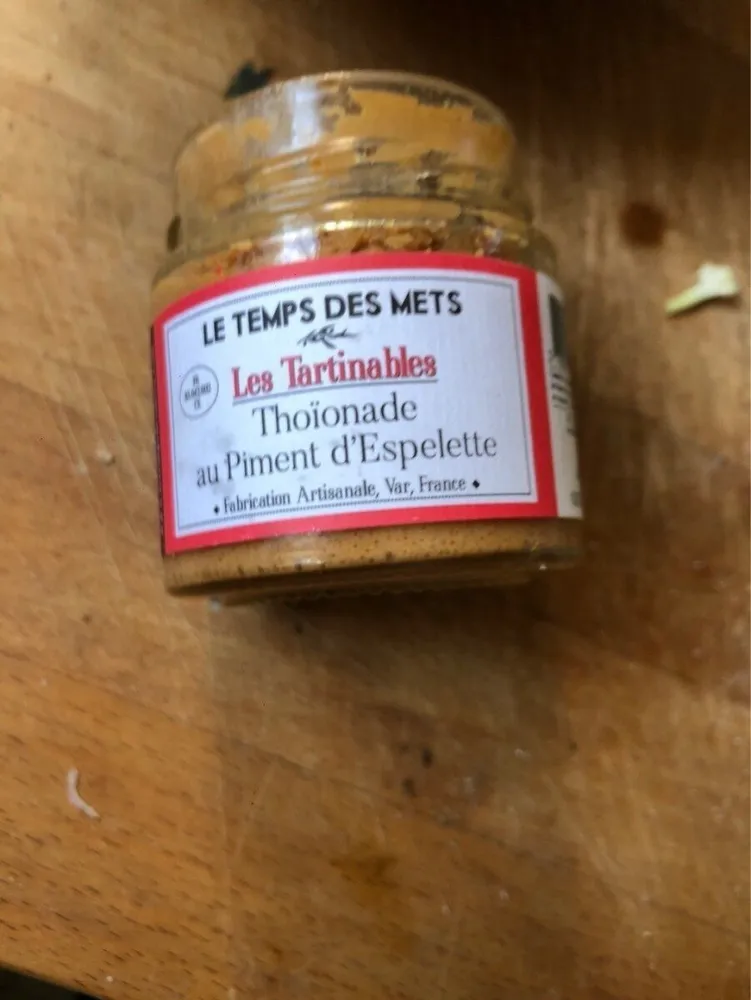 Thoionade au piment d'espelette