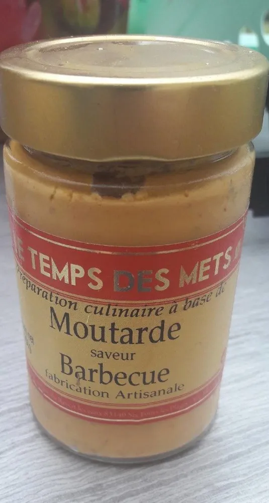 Moutarde saveur barbecue