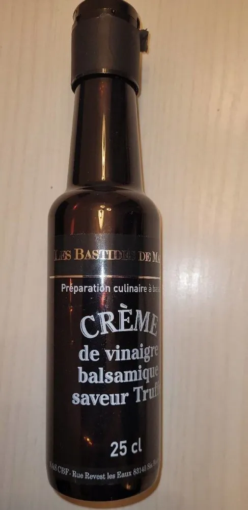 Crème de vinaigre balsamique saveur truffe
