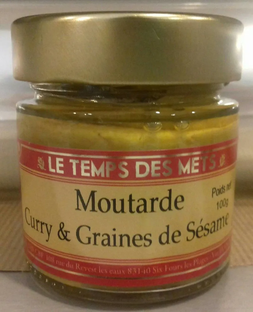 Moutarde curry & graines de Sésame