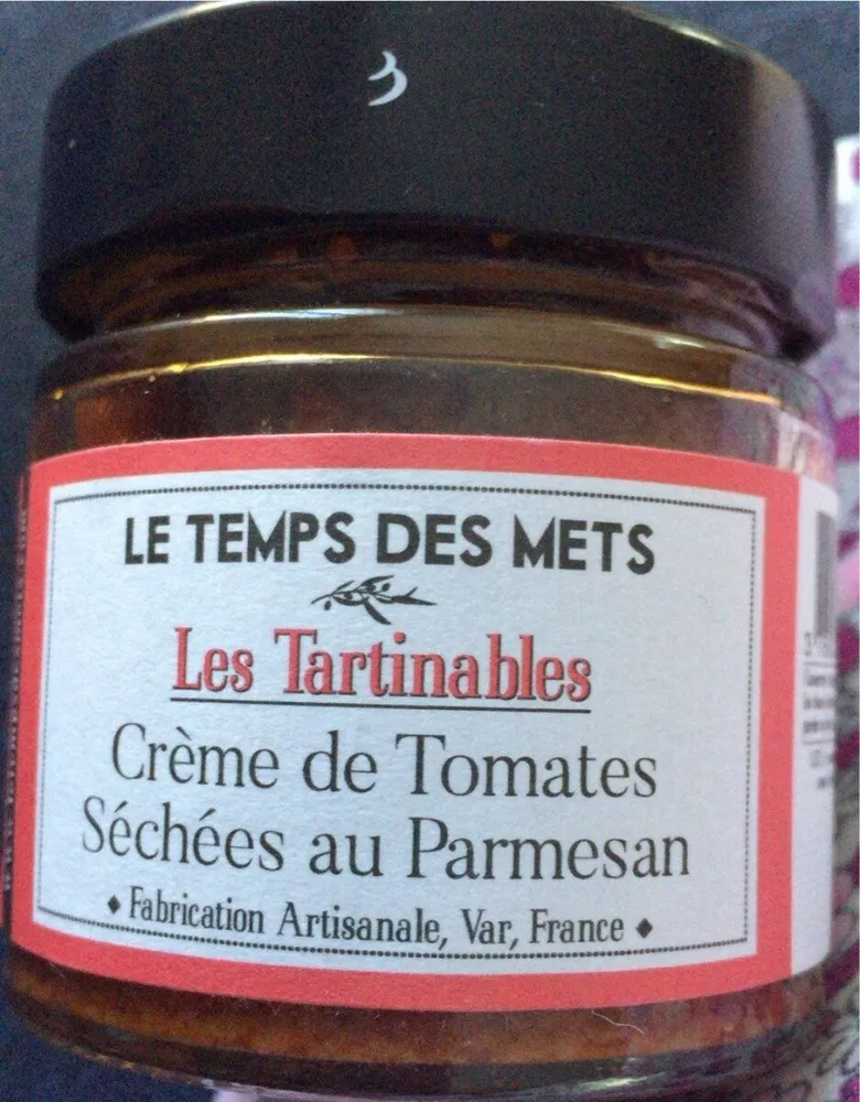 Creme de tomates sechees au parmesan