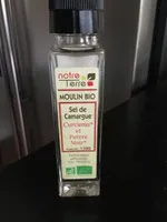 Sel de camargue curcuma et poivre noir