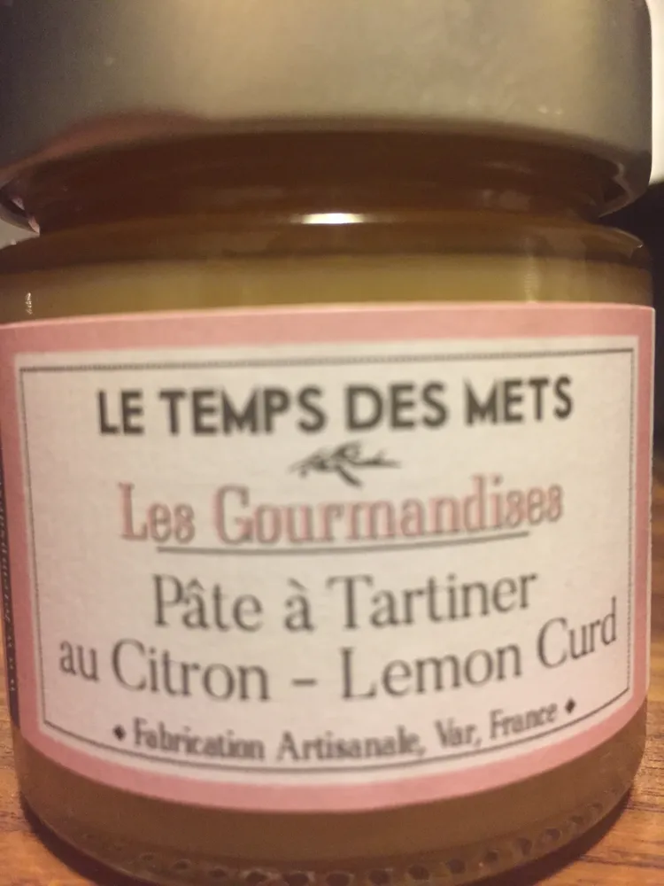 Crème De Citron - 125 G - Le Temps Des Mets