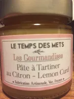 Crème De Citron - 125 G - Le Temps Des Mets