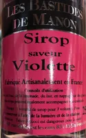 Sirop saveur violette