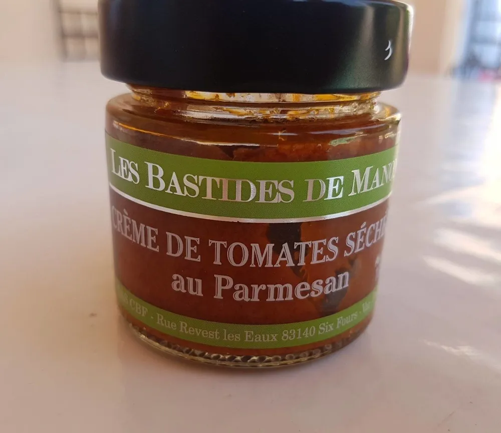 Crème de tomates séchées au parmesan