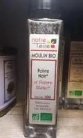 Poivre noir* et poivre blanc*