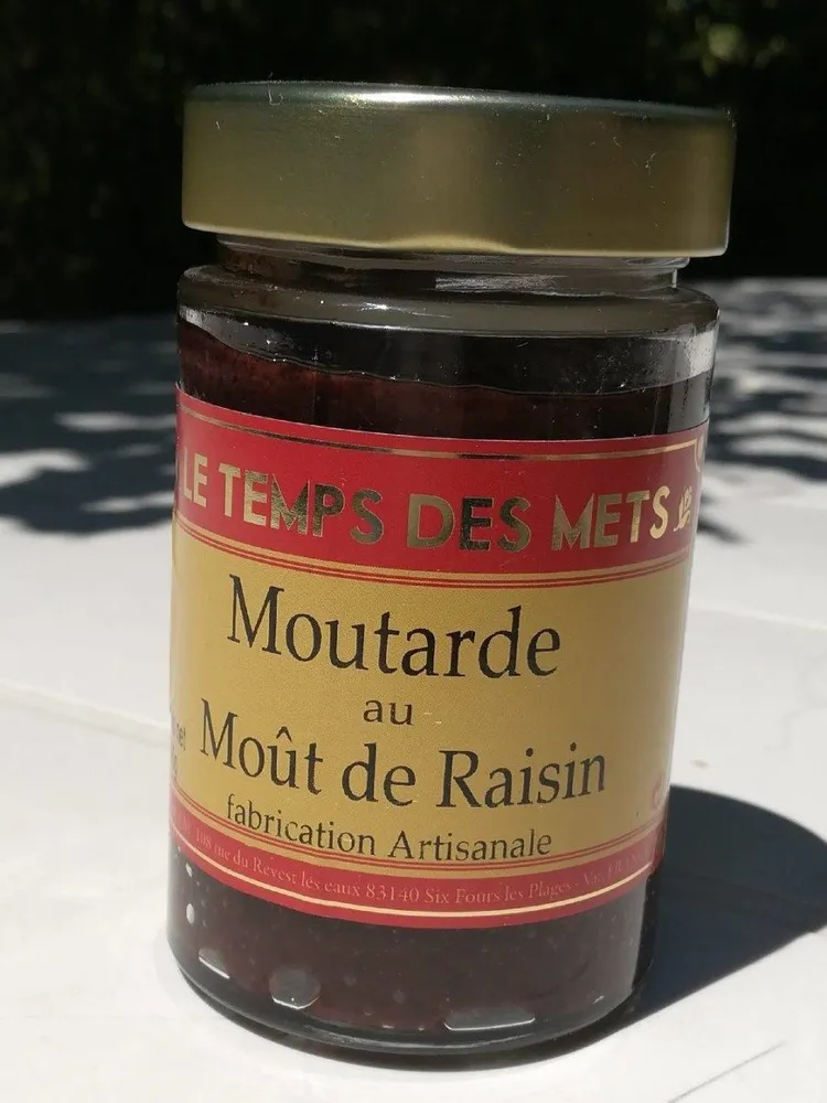 Moutarde aux moût de raisin