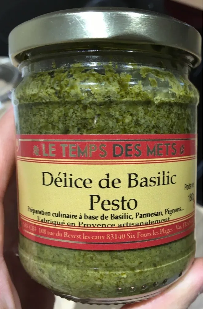 Delice de basilic pesto