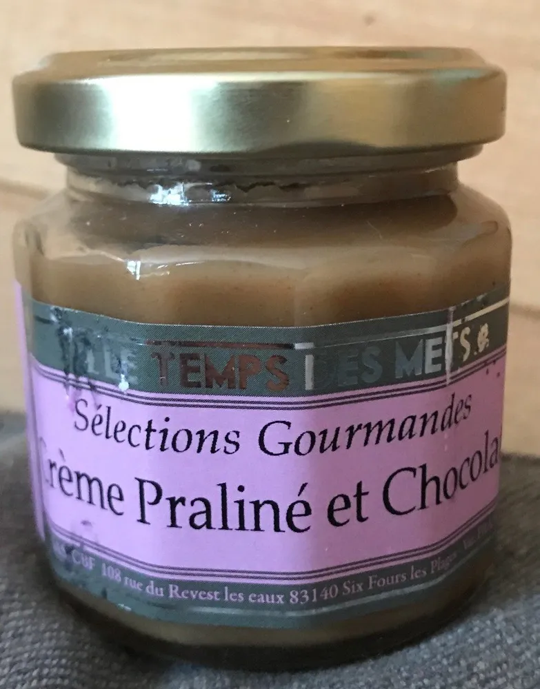 Crème praliné et chocolat