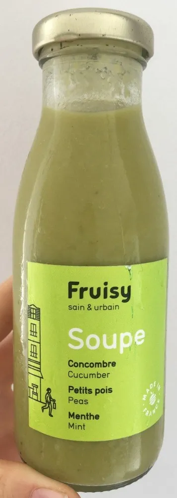Soupe Concombre Petits pois Menthe