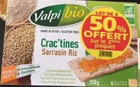 Crac'tine sarrazin / riz