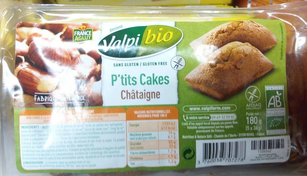 P'tits cakes châtaigne