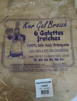 6 galettes fraîches + 1 offerte