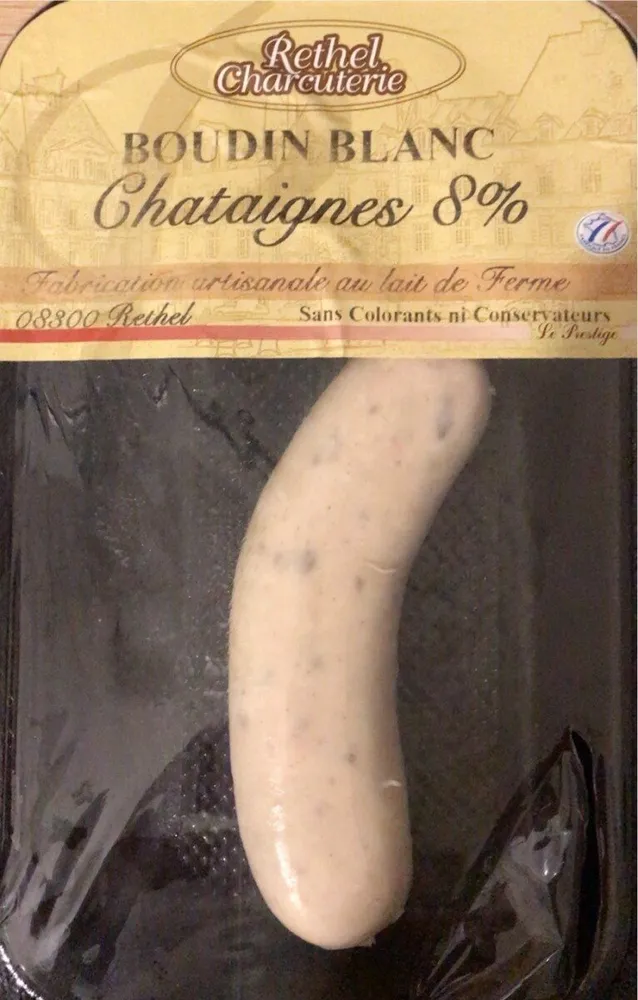 Boudin blanc aux chataignes