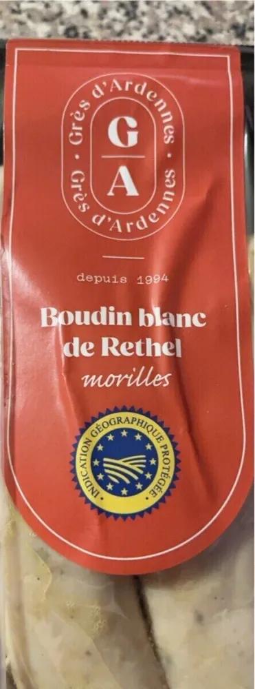 Boudin blanc de Rethel morilles
