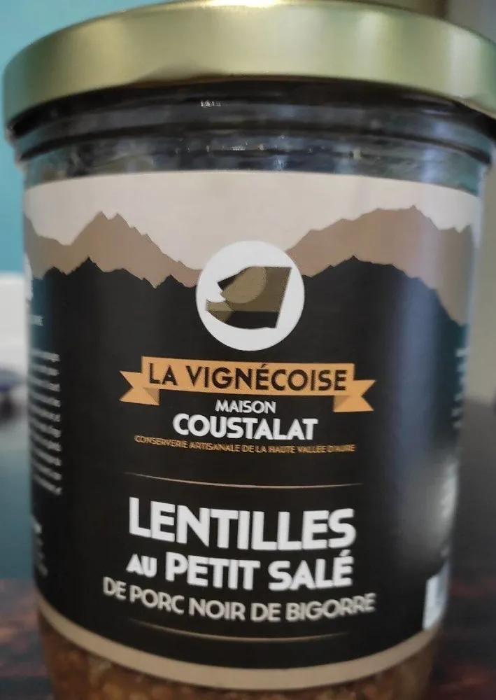 Lentilles au petit salé