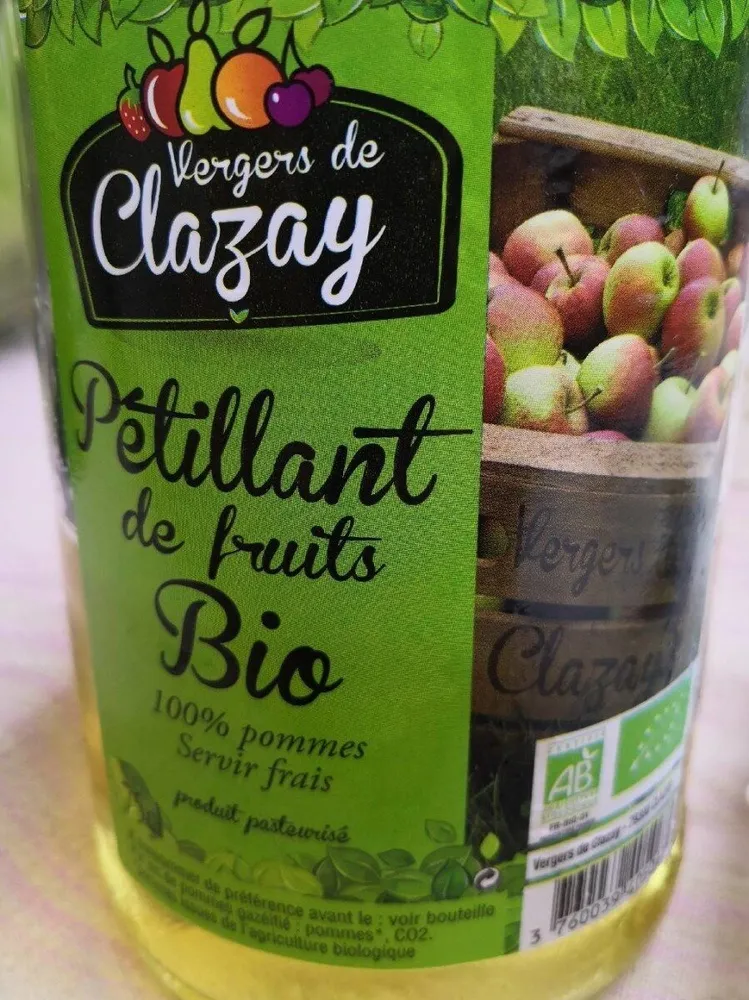 Pétillants de fruits Bio