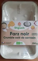 Farz noir crumble salé de sarrasin