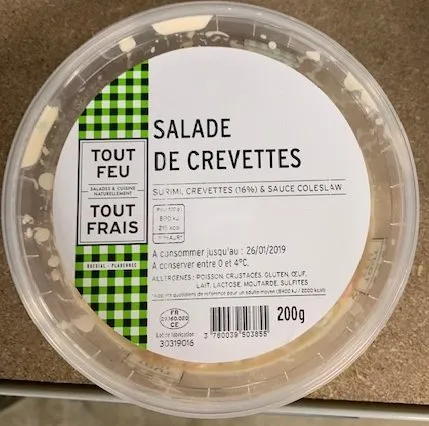 Salade de crevettes