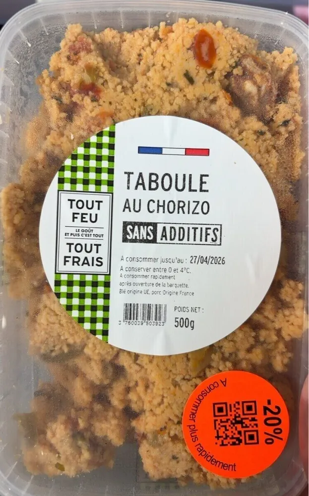 Taboulé Au Chorizo