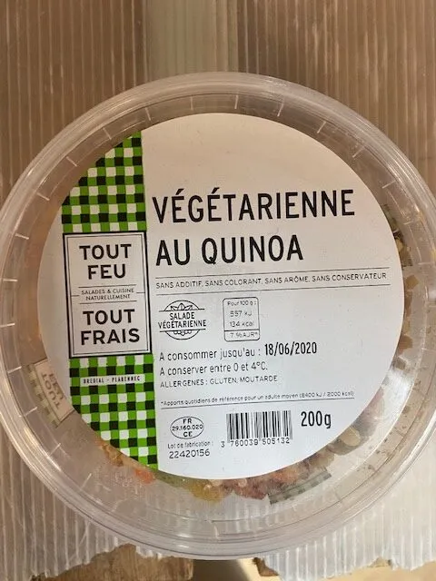 Végétarienne au quinoa