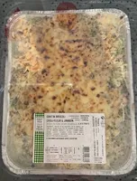 Gratin de brocoli, chou-fleur et jambon