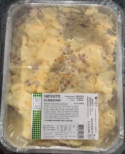 Tartiflette au reblochon