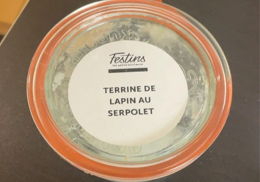 Terrine de lapin au serpolet