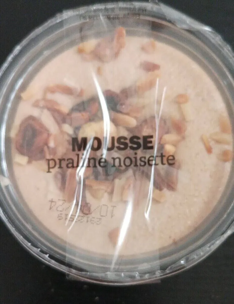 Mousse praliné noisette
