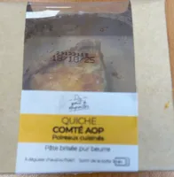 QUICHE COMTÉ AOP Poireaux cuisinés Pâte brisée pur beurre