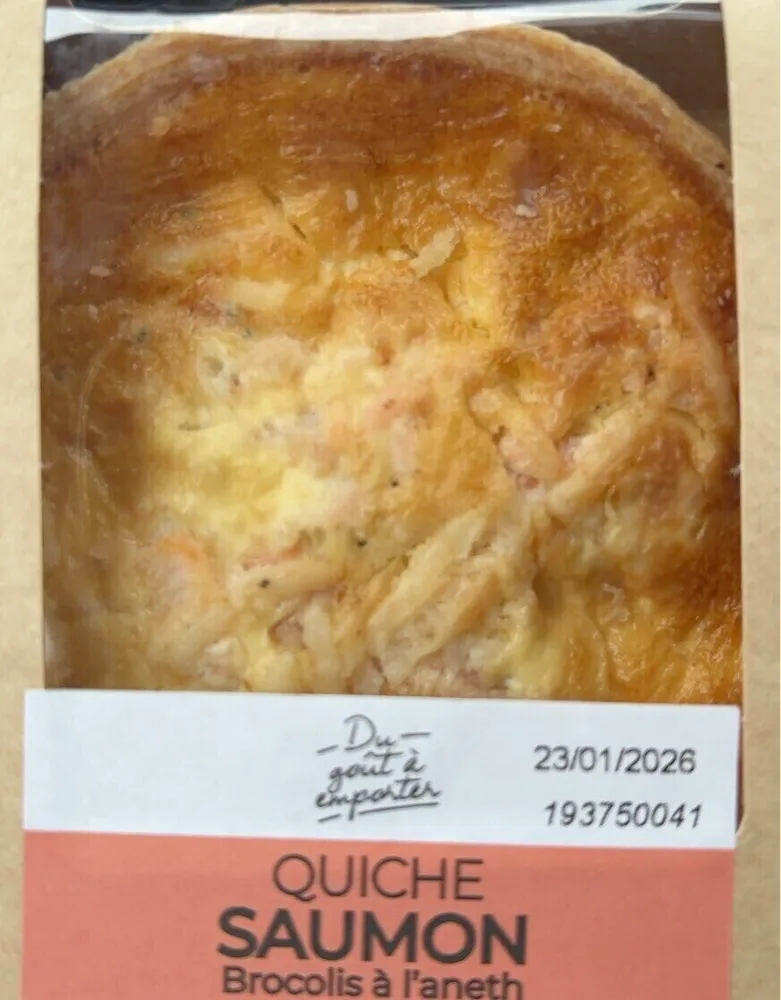 Quiche saumon brocolis