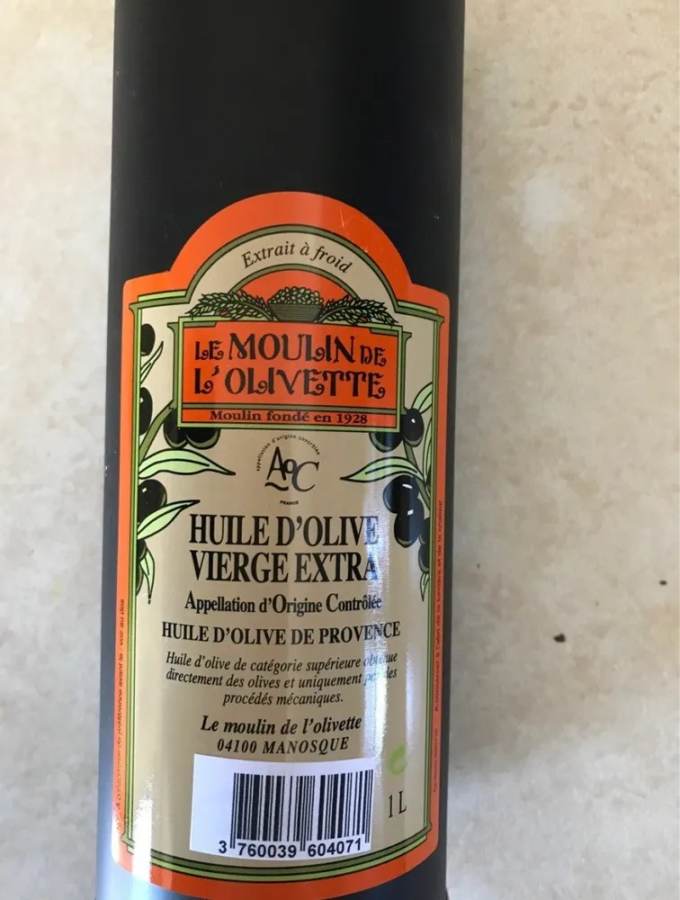 Huile d'olive vierge extra