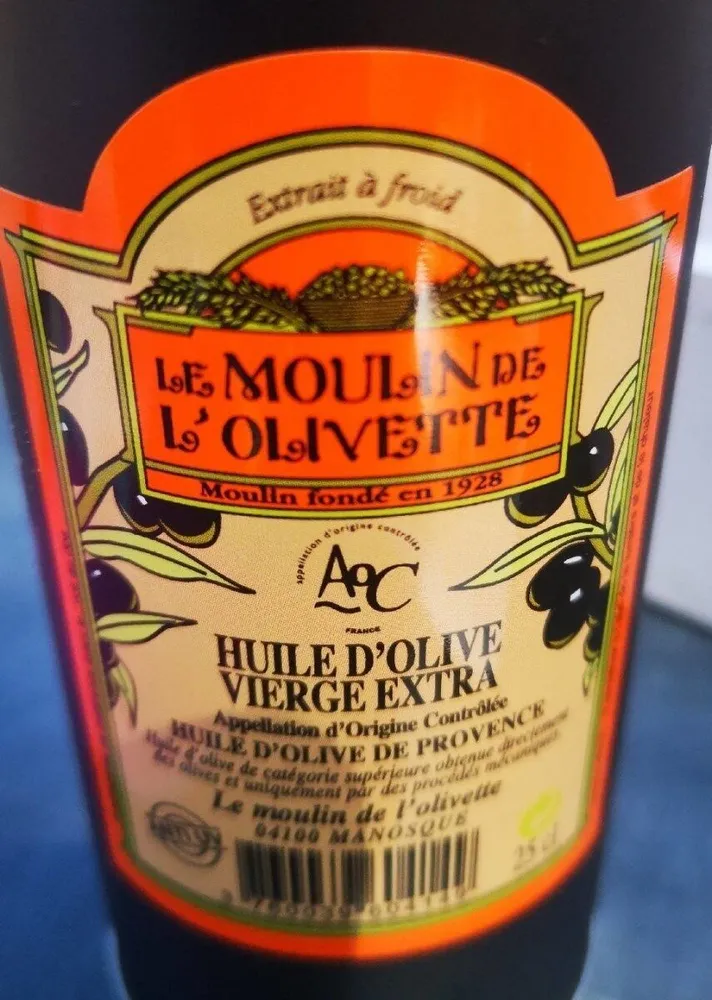 Huile d'olive vierge extra