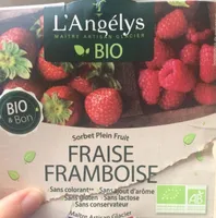 Sorbet Plein Fruit Fraise Framboise bio